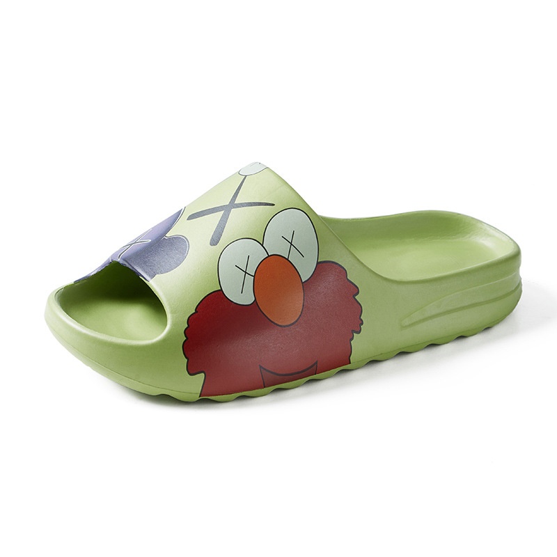 Coconut Slippers Fashionable Soft Thick Sole Dung Feeling Couple Home Outdoor Beach Slippers Men's And Women's Shoes