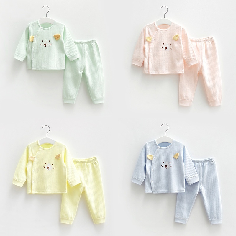 Baby Autumn Clothes And Autumn Pants Spring And Autumnborn Split Bottoming Girls And Boys Children's Thin Underwear Suit Baby Clothes