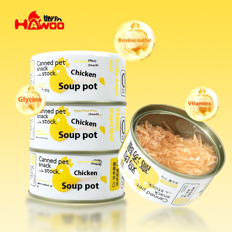 Harvo Cat Canned Chicken Soup Cans Nutritional Supplements Cat Snacks Pumpkin Chicken Kitten Wet Food24 Cans Whole Box