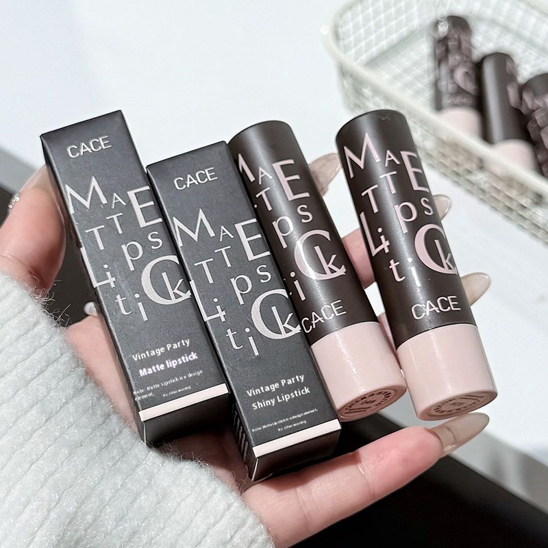 CACE Retro Party Matte Lipstick Six Color Matte Matte Not Easy To Decolorization Lip Glaze In Stock Easy To Color