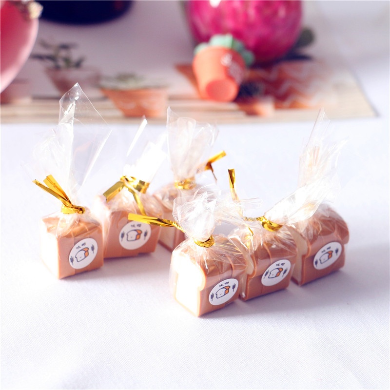 Dollhouse Miniature Food And Play Scene Model OB11 Doll House BJDMini Bag Sliced Toast Bread