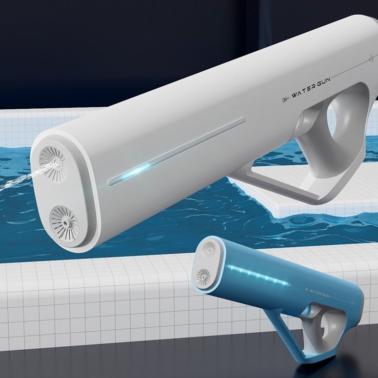 Pulse Electric Continuous Water Gun For Kids-High Pressure,Powerful,Large Capacity Water Blaster