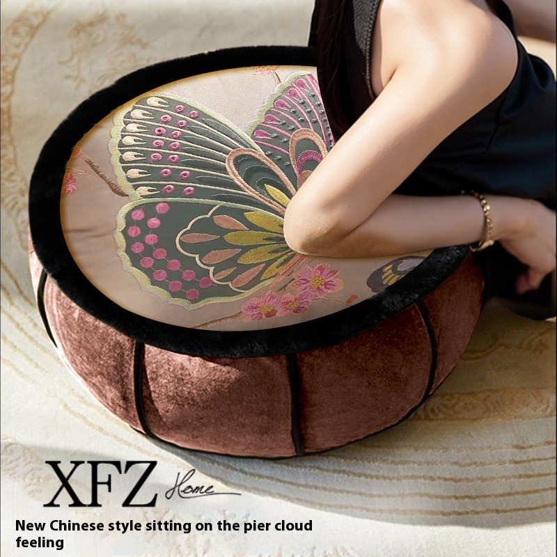 Living Room Sitting Pier Futon French High-end Tatami Bay Window Carpet Lazy Sitting Pier Thickened Floor Reading Cushion