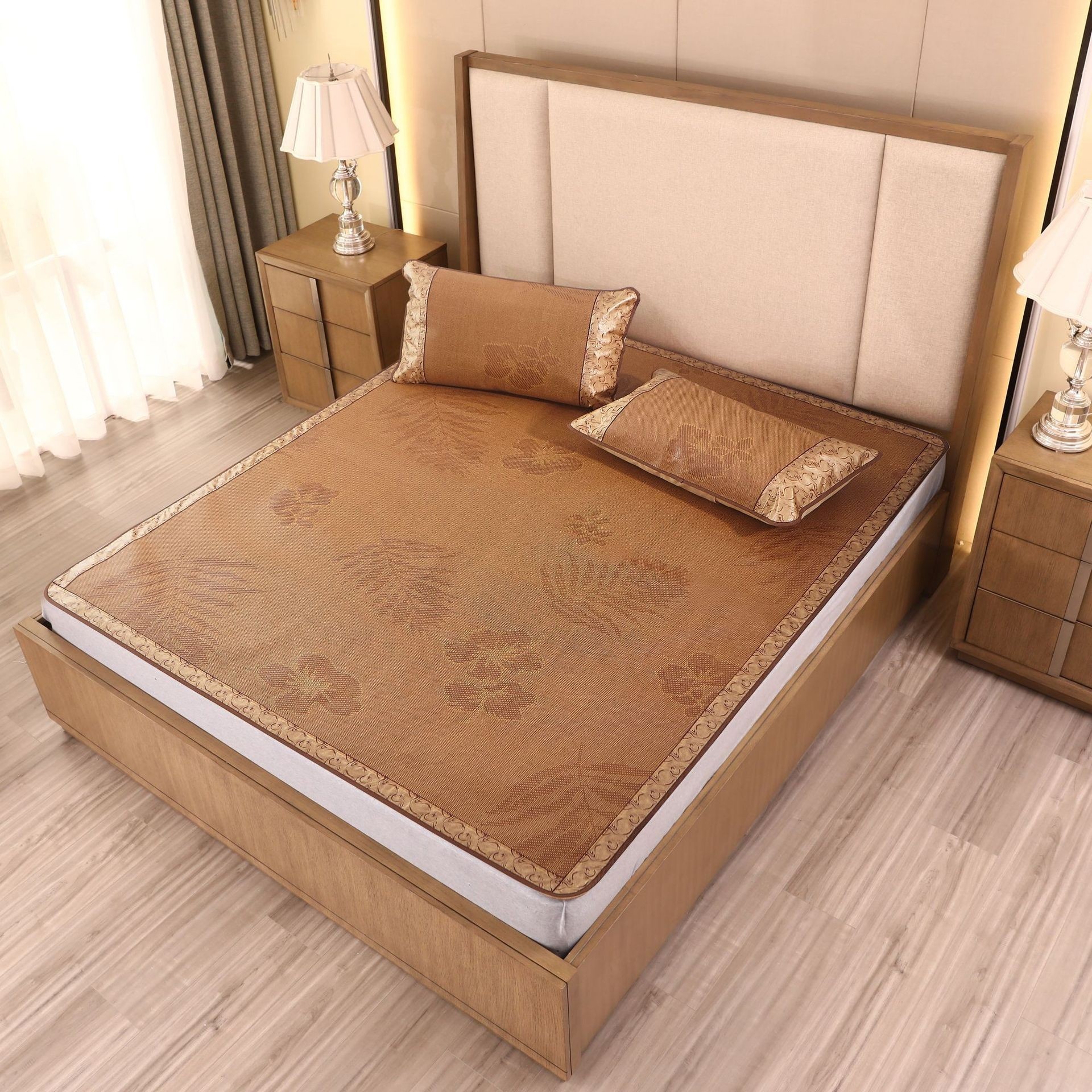 Summer Mat Ice Silk Mat Rattan Mat Summer Foldable Air-conditioned Mat