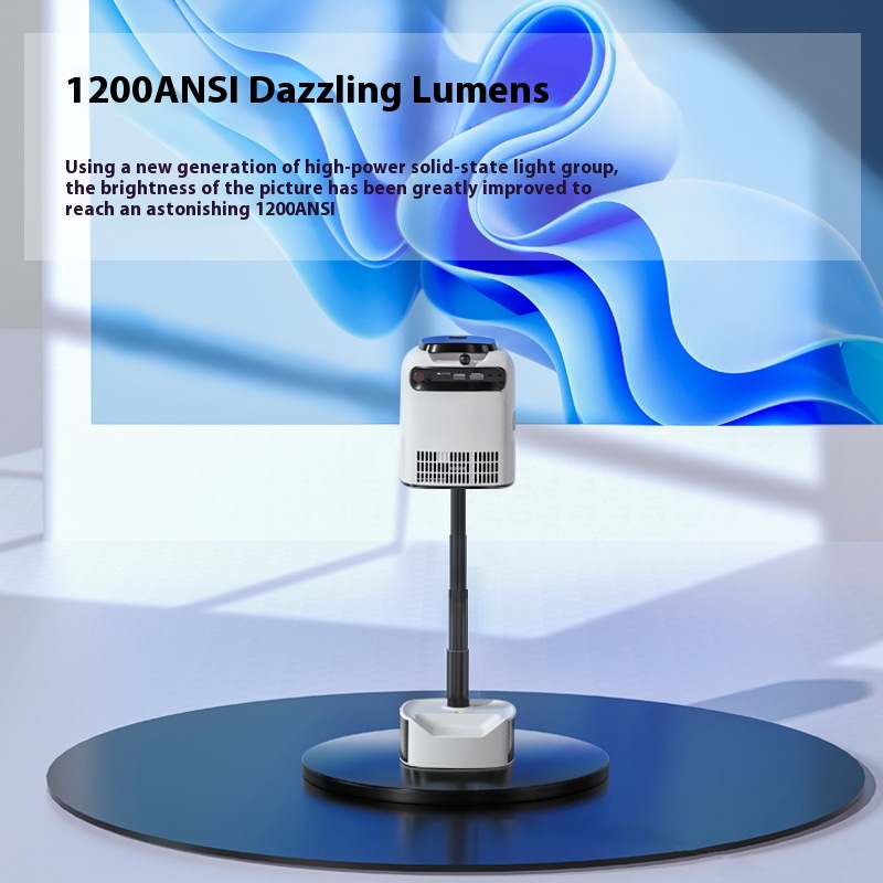 Projector4k Ultra-clear Home Bedroom Bedside Wall Projection Smartphone Screen Outdoor Mini Portable Projector