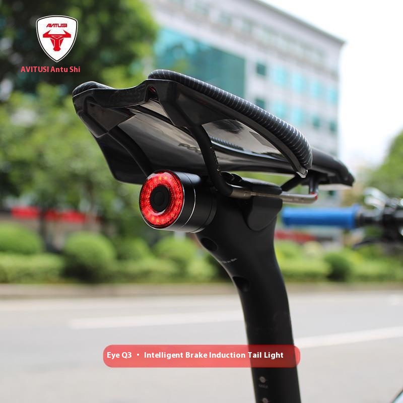 ANTUSIQ3 Bicycle Intelligent Brake Taillight Light Sensor Double Bracket Taillight Brake Sensor