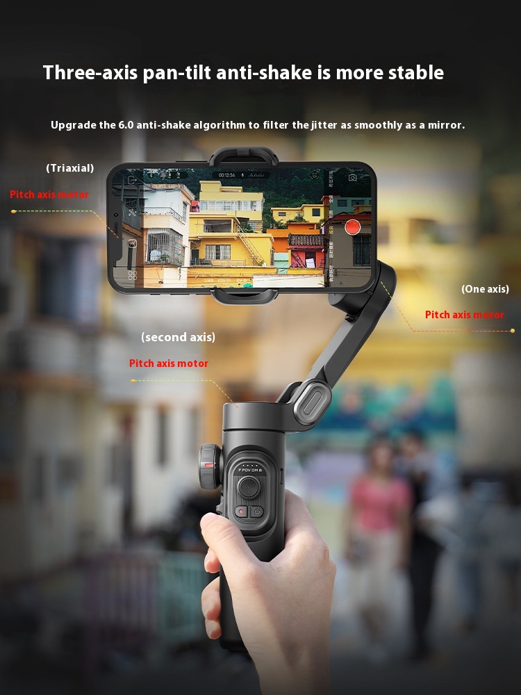 Okawa X E Mobile Phone Gimbal Stabilizer Three-axis Handheld Anti-shake Balanced Shooting Multi-functional Selfie Stick