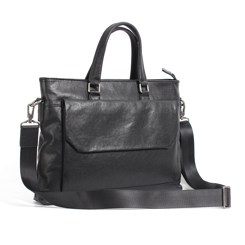 Genuine Leather Casual Handbags Top Layer Cowhide Briefcase Computer Bag Business Men's Shoulder Bag Messenger Bag