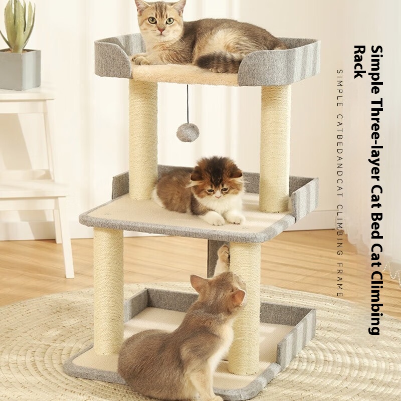 Cat Climbing Frame,Cat Bed,Cat Tree,Small Cat Climbing Frame,Cat Toys,Cat Supplies,Sisal Cat Scratching Board,Cat Bed,Cat Frame