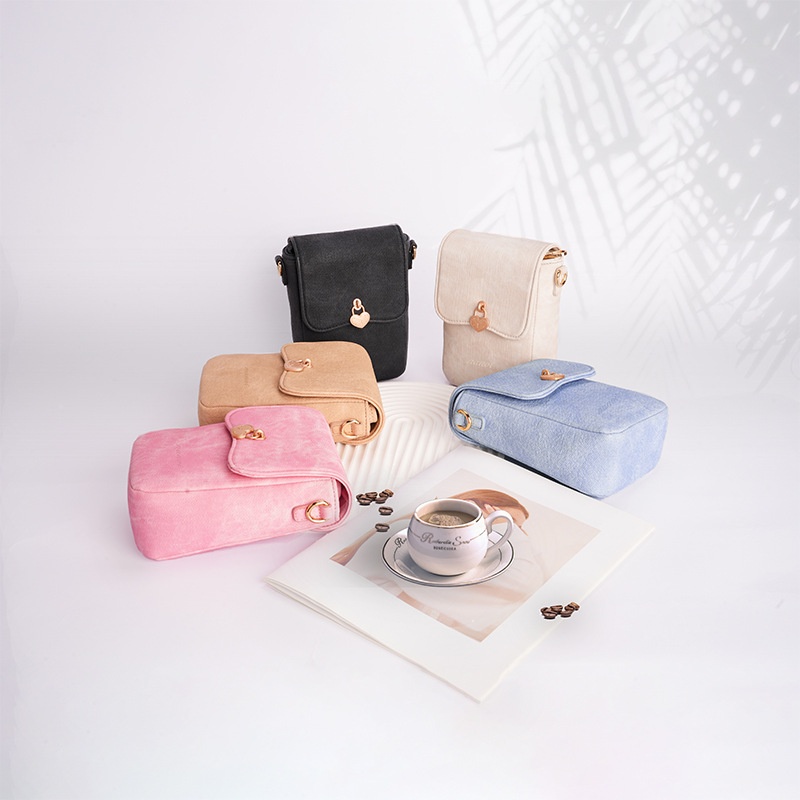 Nanvi Nanwei Mobile Phone Bag Women's Simple Fashion Versatile Shoulder Messenger Bag Vertical Small Bag