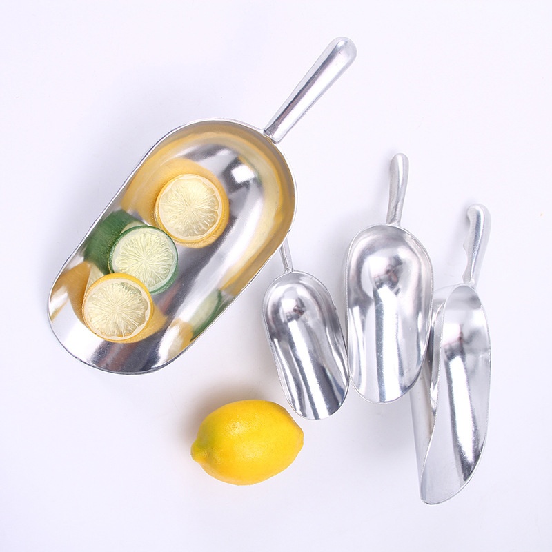 Direct24oz Multifunctional Aluminum Alloy Supermarket Kitchen Rice Shovel Steak Shovel Ice Shovel Flour Shovel