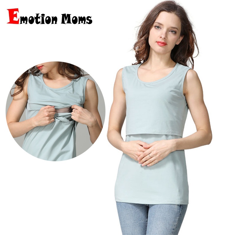 Summer Pure Cotton Maternity Nursing Camisole Casual And Cool Home Maternity Nursing Clothing Maternity Vest