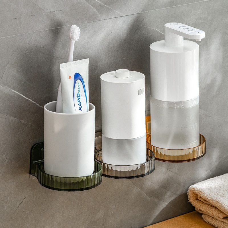 Wall-mounted Bottle Rack Bathroom Storage Rack Punch-free Detachable Jewelry Hand Sanitizer Storage Rack Wall-mounted Cup Rack