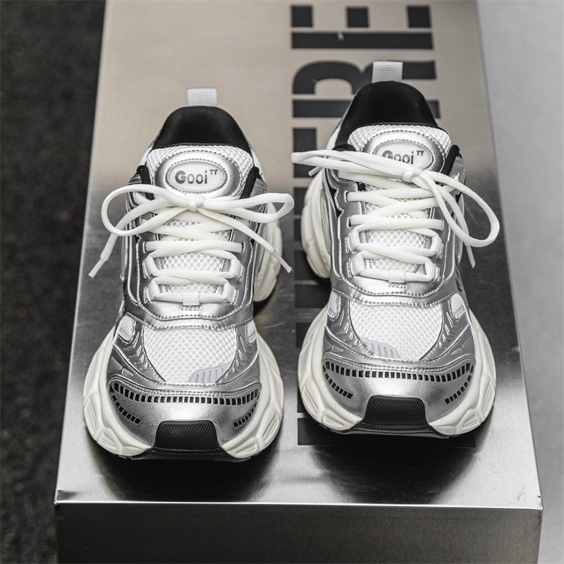 Daddy Shoes Retro To Make Old Lovers Thick Bottom Mesh Casual Sports Shoes