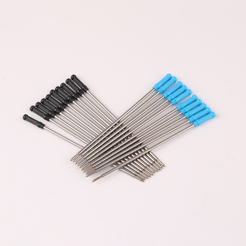1.0mm Metal Ballpoint Pen Refills Replaceable CNPCRefills Sample Production Length