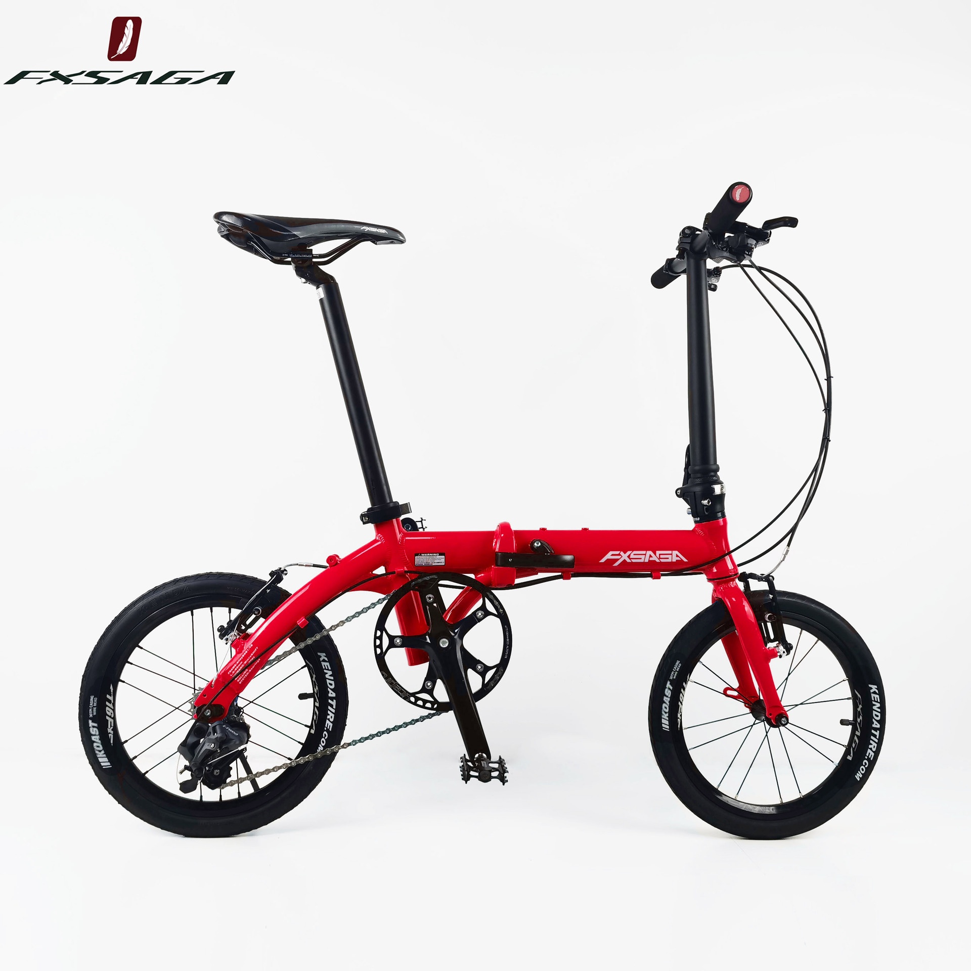 14-inch Aluminum Alloy Upgradeable Folding Bicycle Portable Variable Speed Adult Student Commuter Scooter