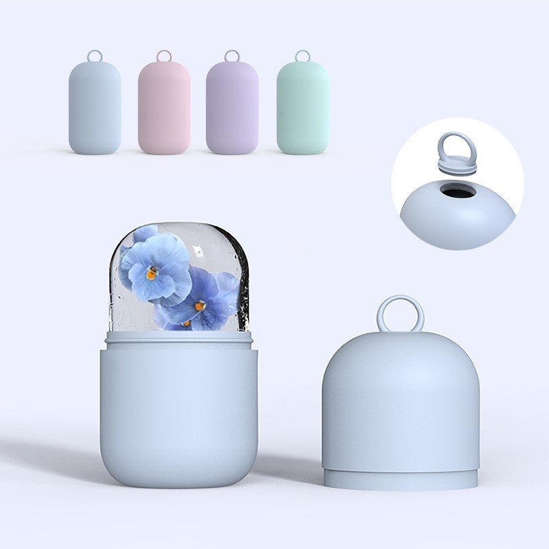 Food Grade Silicone Face Pack Ice Cube Mold Facial Beauty Massage Ice Cube Pore Shrink Hot And Cold Ice Pack Ice Mold