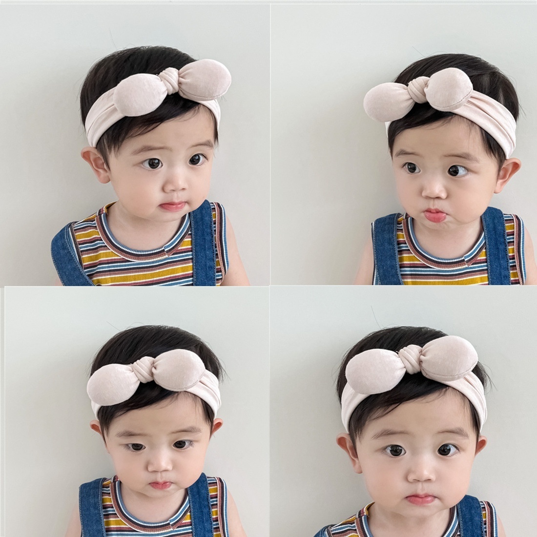 Qiunan Baby Fontanelle Hat Summer Headband Empty Top Hat Spring And Autumn Thin Baby Hatborn Fetal Hat