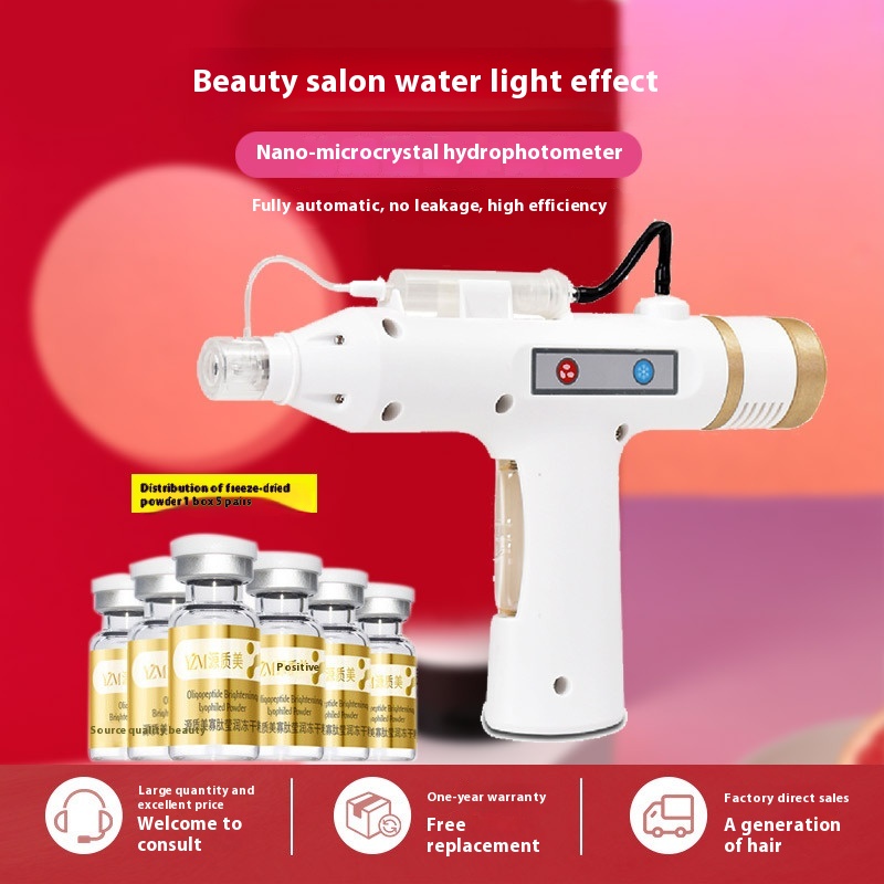 Beauty Salon Nano Microcrystal Introductiontrument Water Light Gun Water Light Machine Facial Mts Hydrating And Rejuvenating Mesotherapy Gun Water Lighttrument