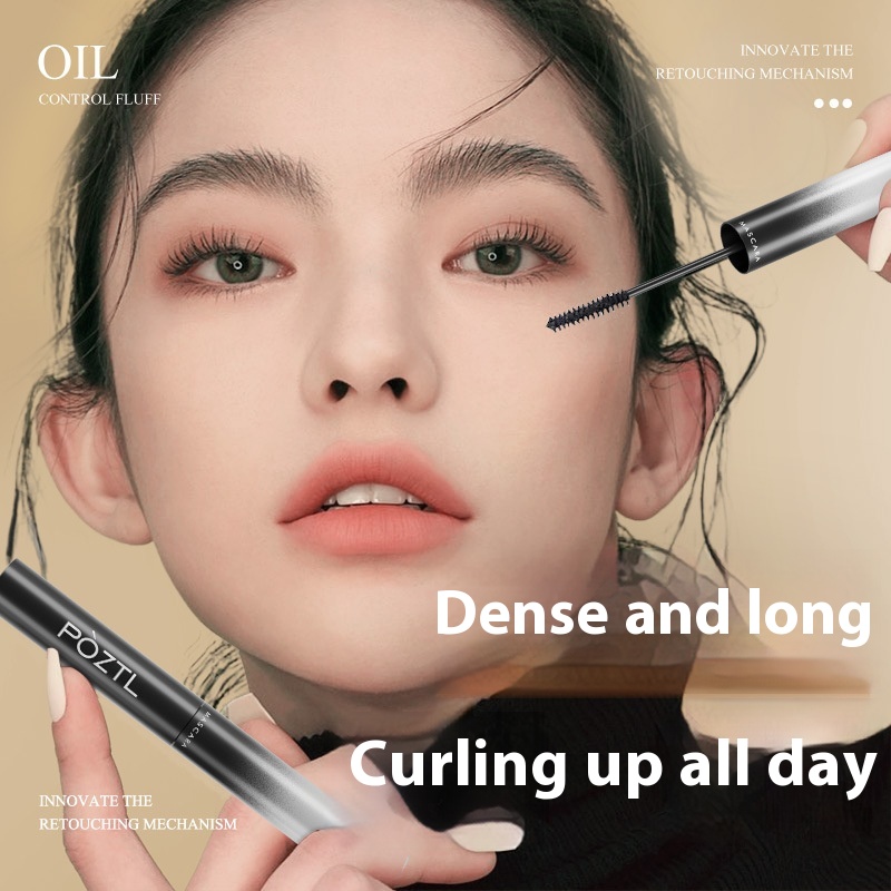 Mascara Waterproof, Long, Long, Curly, Thick, Not Sizzy, Long-lasting, Bottoming, Female Genuine Goods Official Flagship Store