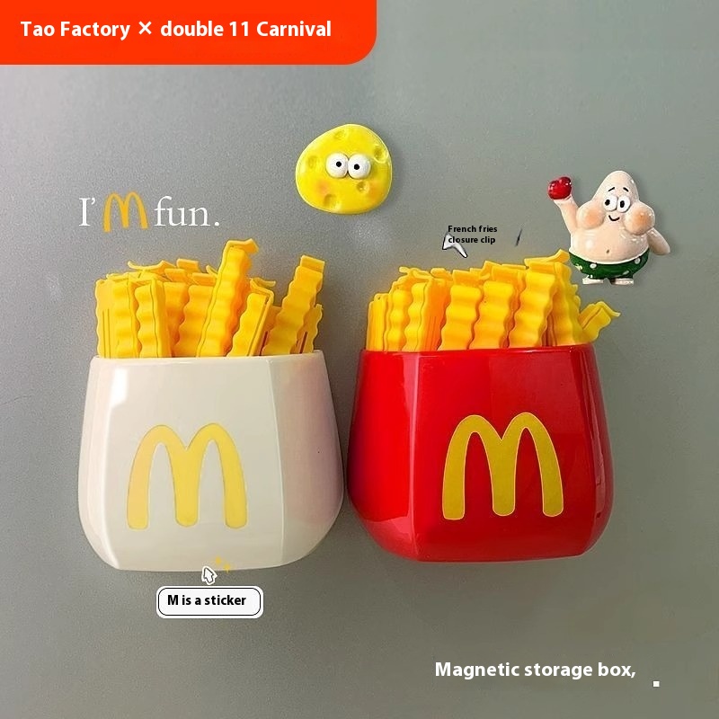 Madonna Seal Clip Cartoon Refrigerator Magnetic Storage Food Preservation Tool Multifunctional Creative Magnetic Refrigerator Magnet