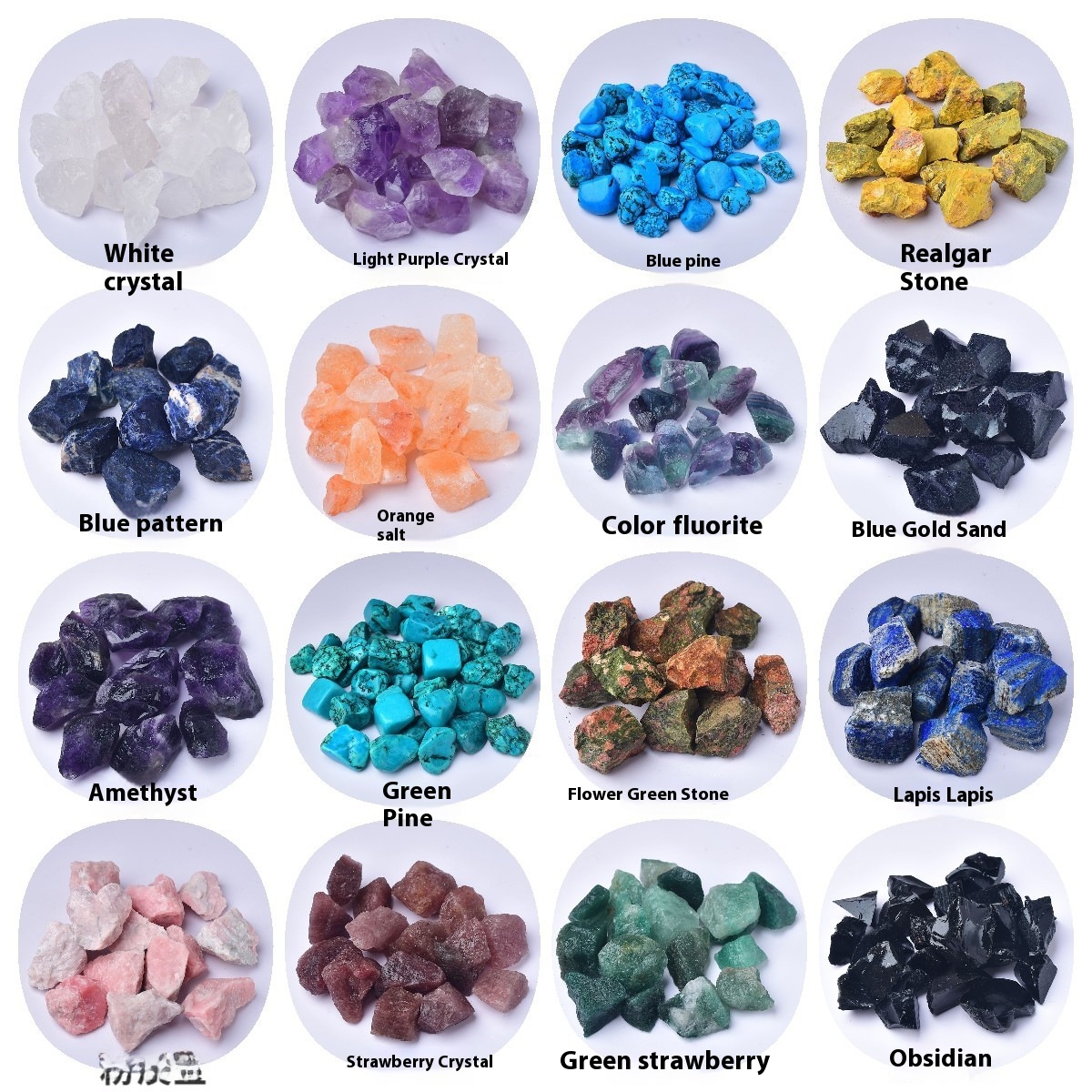 S Natural Crystal Raw Stone Aromatherapy Fragrant Stone Degaussing Purification Color Mineral Label Bulk Energy Stone