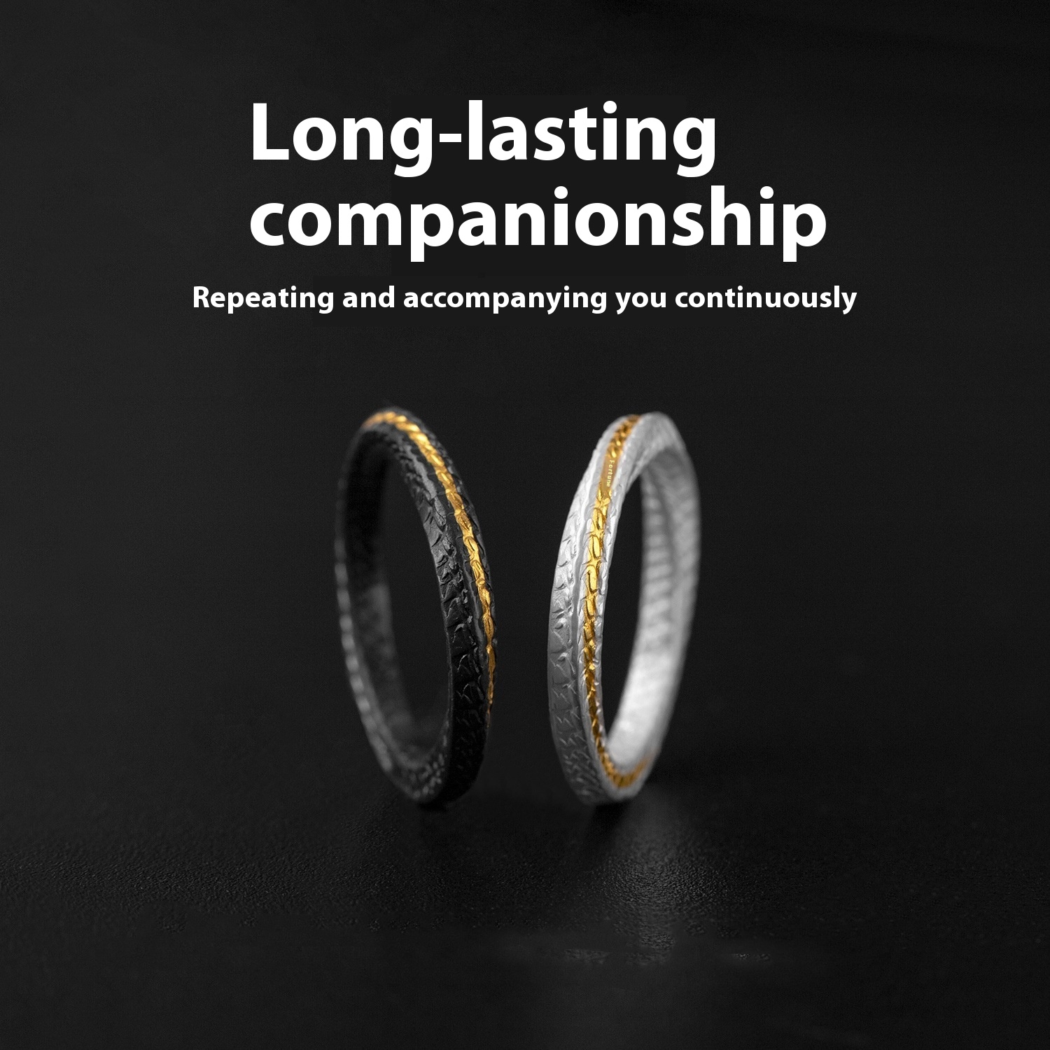 Chiba Thai Silver Mobius Ring Ring Niche Design High Sense Couple Ring Men And Women Simple Snake Pattern Silver Jewelry