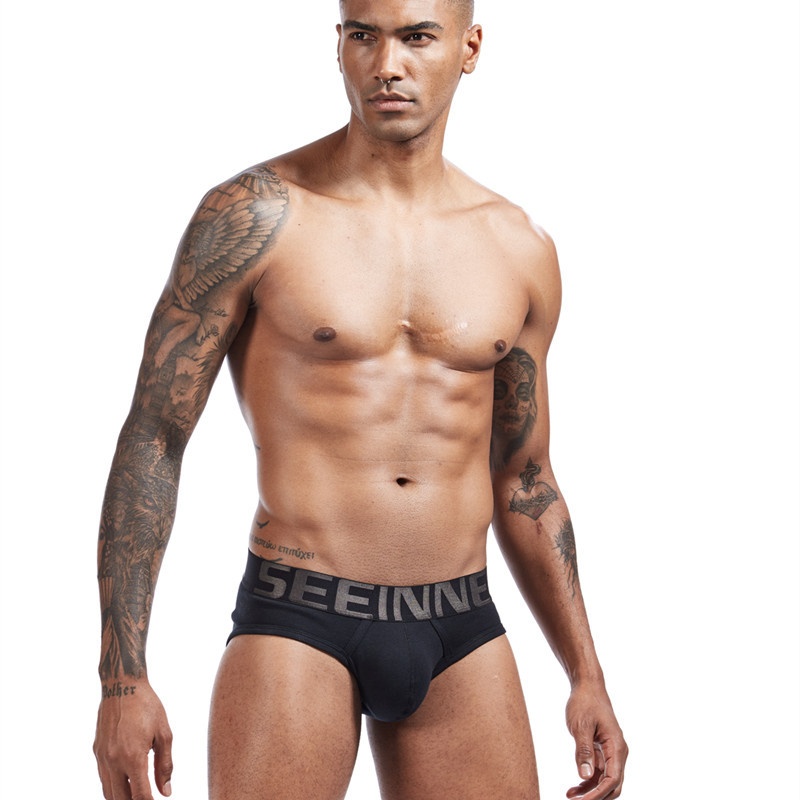 Men's Underwear Men's Protruding Briefs Low-waist Cotton Underwear