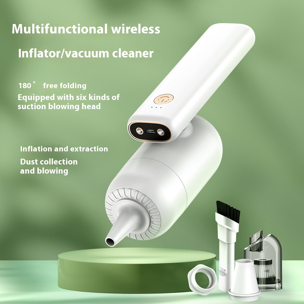 Car Handheld Vacuum Cleaner Car With Large Suction Power Car Mini Home Portable Super Strong Wireless Dust Blower