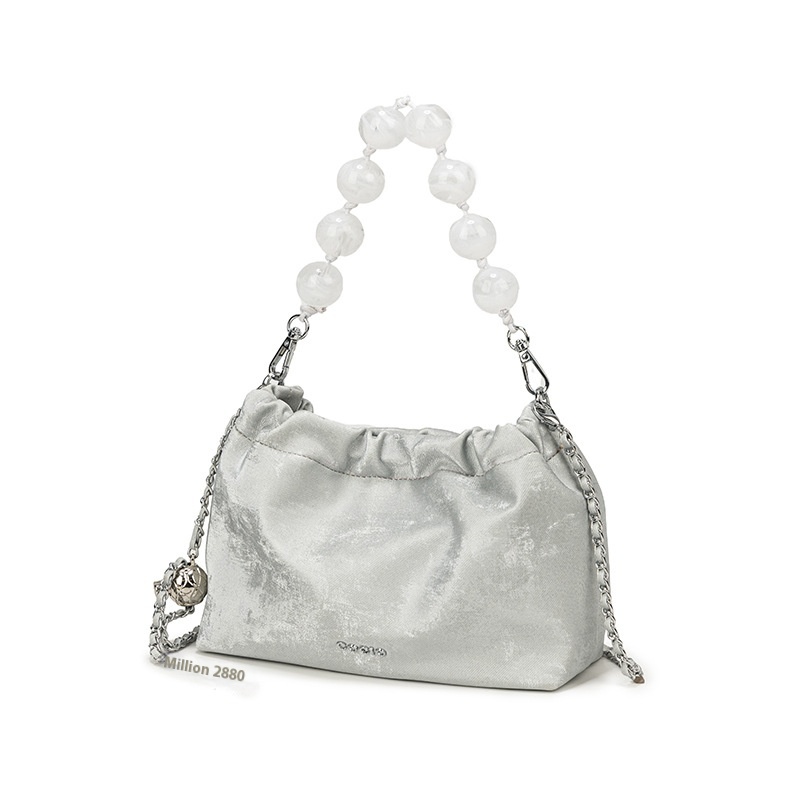 Spring And Summer Fashion Chain Cloud Chinese Style National Style Bag Women's Bag Beaded Portable Shoulder Crossbody Bag