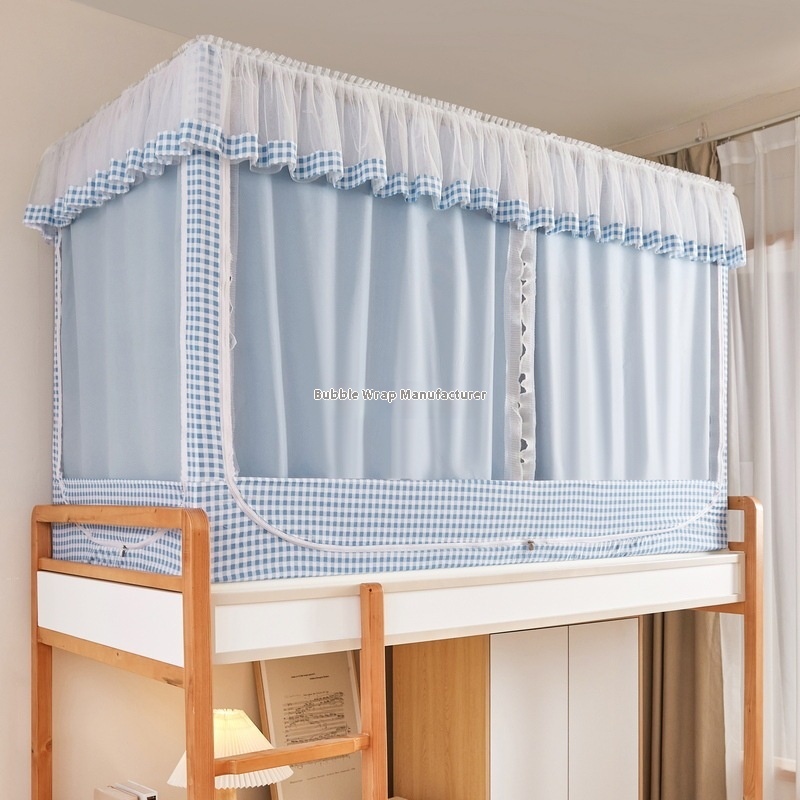 Strong Blackout Lace Mosquito Net Student Dormitory Bed Curtain All-In-One Dormitory Bunk Bed Universal Princess Style Bed Curtain All-Inclusive