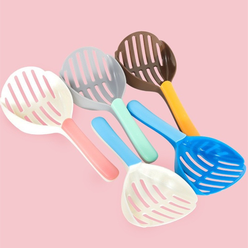 Pet Cat Litter Scoop Cat Feces Scooptant Filter Tofu Feces Scoop Magic Tool Plastic Feces Picker Pet Cleaning Supplies