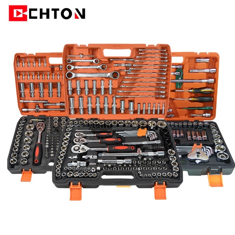 Automotive Mechanical Repair Car Socket Wrench Tool Box Combination Hardware Set Full Set