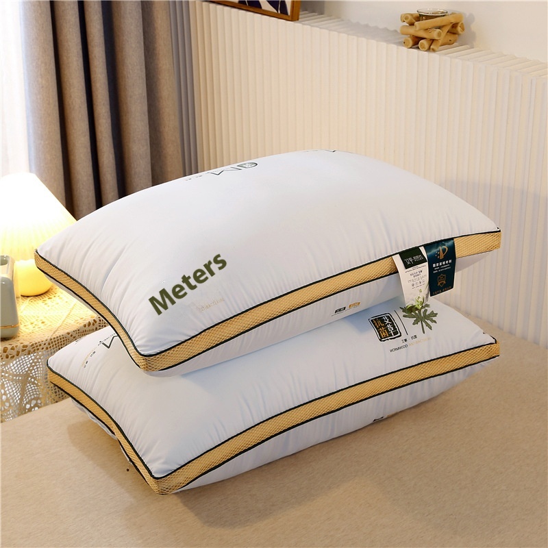 Core Feather Velvet Pillow High Bottom Pillow Soft Neck Protector