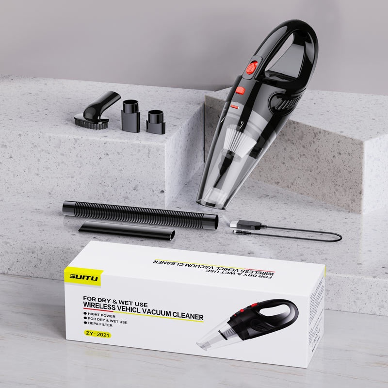 Car Vacuum Cleaner For Car And Home Use,High Power,Small Car,In-car Handheld Wireless Charging,Powerful Special