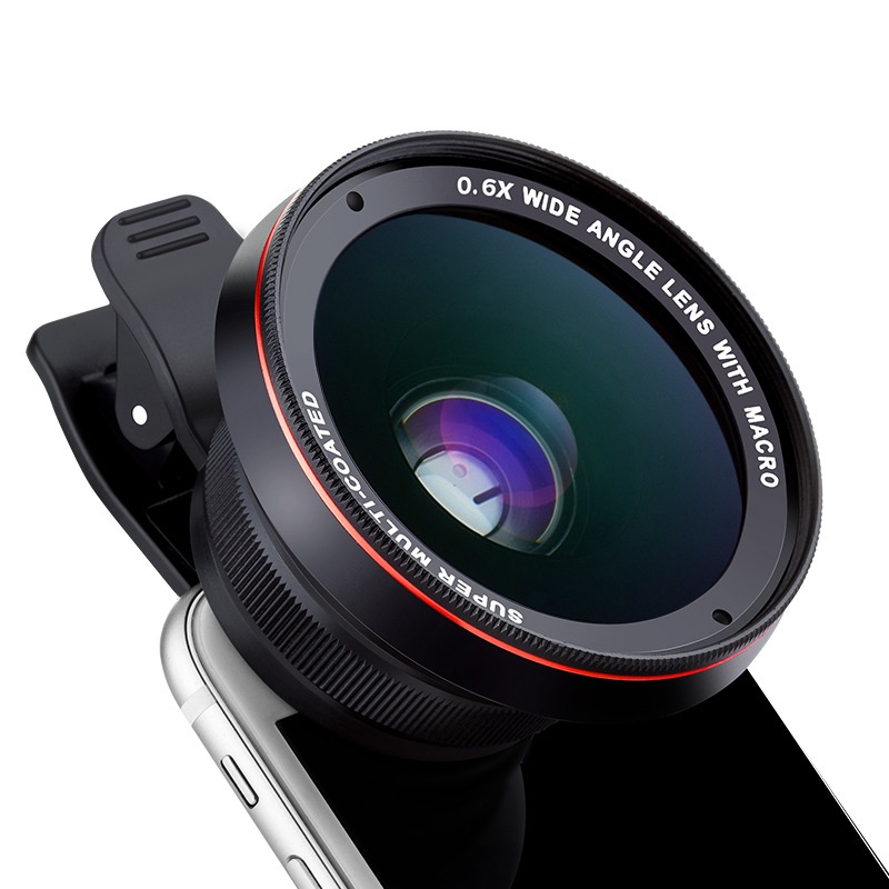 0.6 XWide-angle Lens Mobile Phone Lens Wide-angle Macro Two-in-one4 KHigh-definition Distortion-free Wide-angle