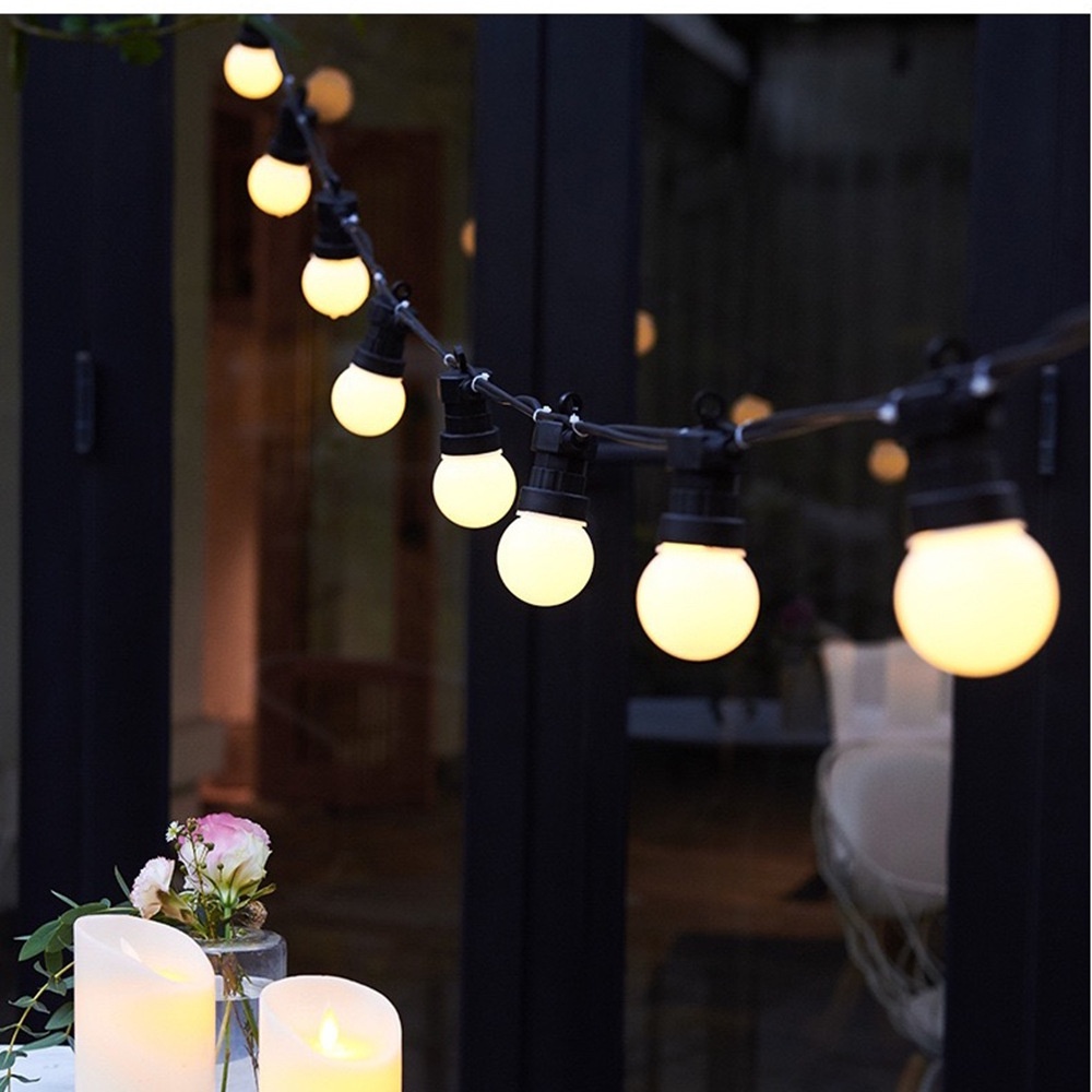 G50 Bulb Camping Canopy Tent Light String Outdoor Waterproof Horse Racing Led Light String Light Wedding Festival Decoration