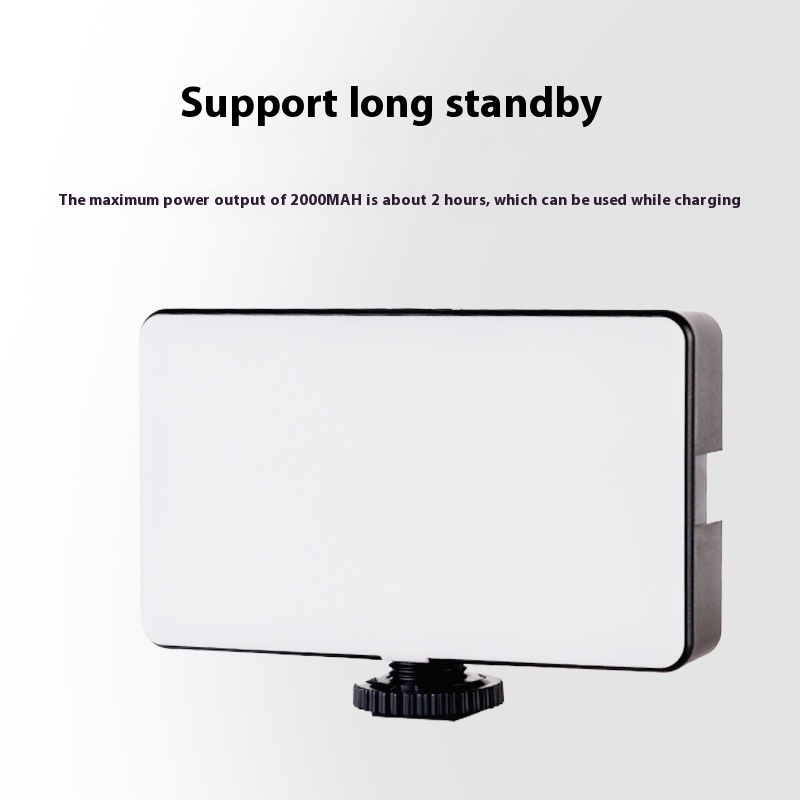 Portable Mini Led Full Color Creative Atmosphere Lighting Square Fill Light Photography Light RGBPocket Fill Light