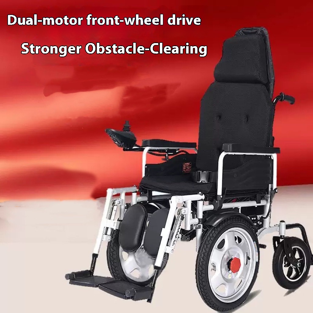 Electric Wheelchair Front-wheel Drive High Back Foldable Long-range Four-wheel Scooter Electric Scooter