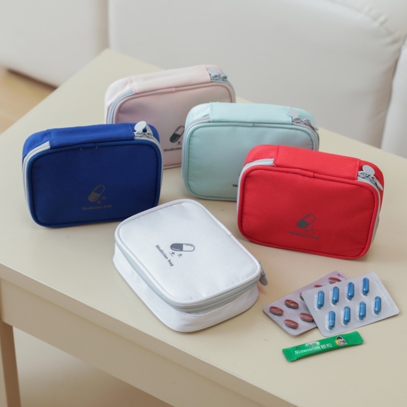 Fashion Travel Medicine Storage Bag Portable Outdoor First Aid Kit Medicine Bag Home Emergency Storage Bag Epidemic Prevention Bag