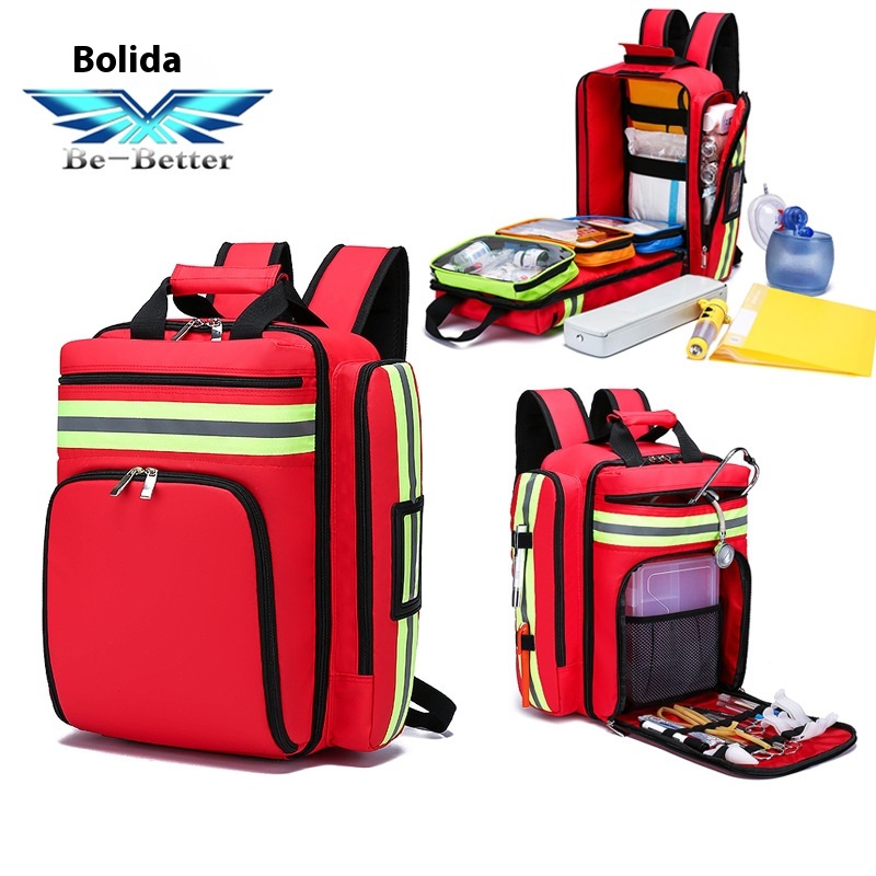 Bolida Outdoor First Aid Backpack Emergency Rescue Bag Human Defense Earthquake Flood Emergency Bag Large Capacity Backpack