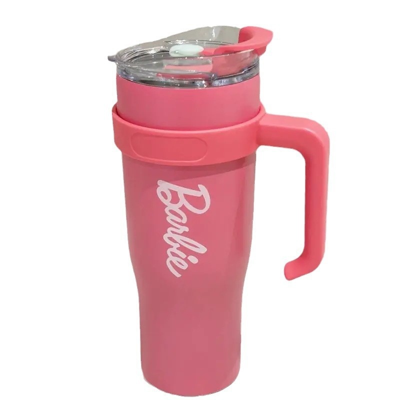 Big Mac Cup Ice Cup Hugging Cup Large Capacity Stainless Steel Thermos Cup Handle Direct