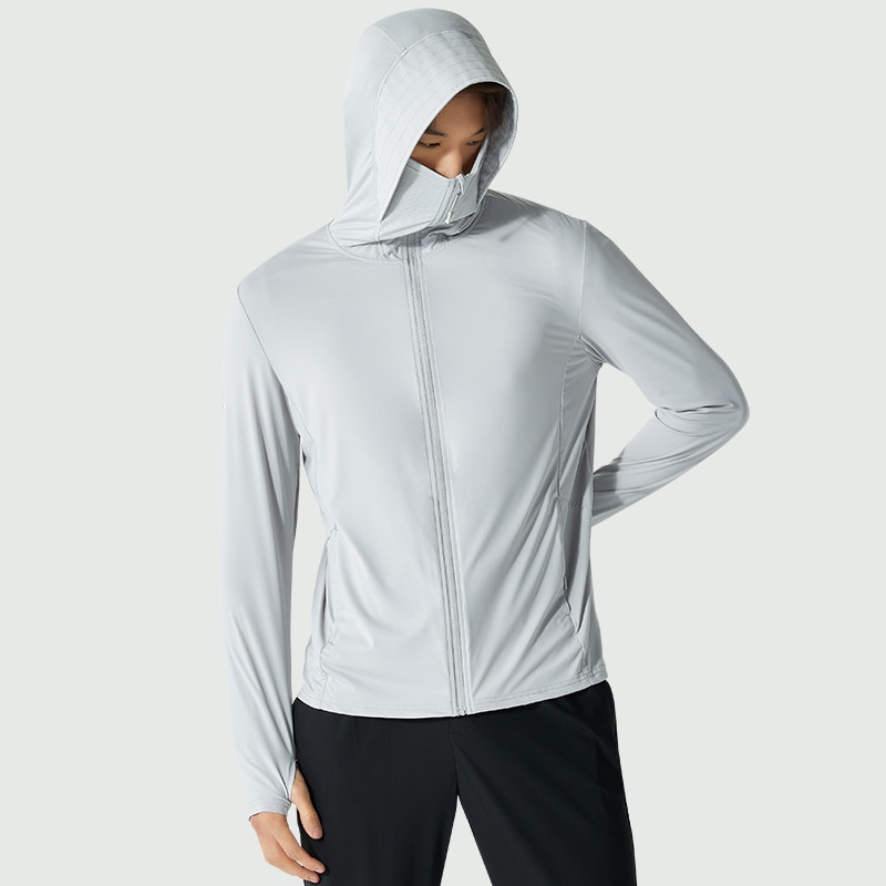 Sun Protection Clothing Men's Outdoor Fishing Fishing Clothing Original Yarn Ice Feeling Ultra-thin Breathable Sun Protection Clothing Anti-ultraviolet Sun Protection Clothing Men