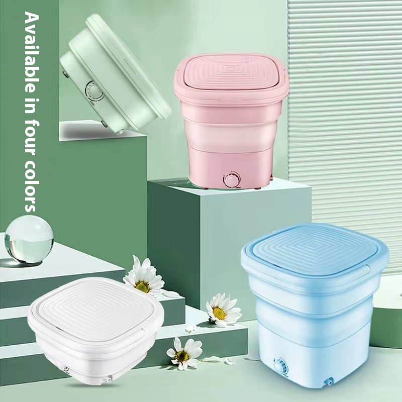 Ders Rotating Pulsator Cleaning Machine Lazy Non-automatic Folding Washing Machine Mini Washing Machine