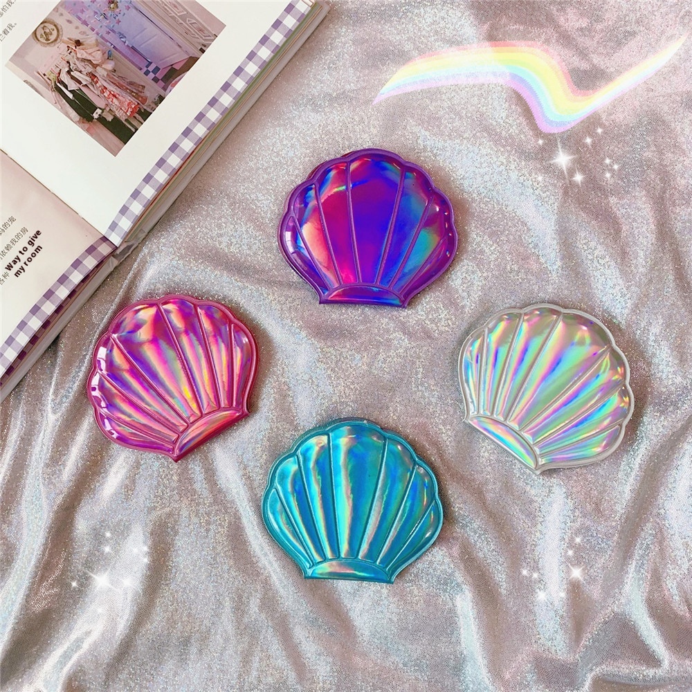 Dream Laser Color Maiden Heart Shell Fairy Mirror