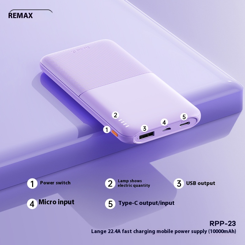 2.4 APortable Thin Power Bank10000 MAh Mobile Phone Mobile Power Gift Power Bank