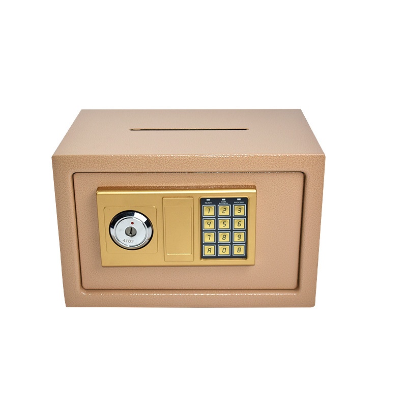 20 E K Home Office Password Safe Hotel Room Fireproof Anti-theft Safe Small Alarm Deposit Box