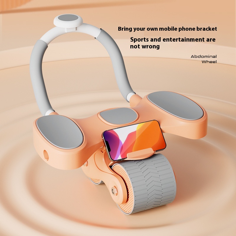 Elbow Support Abdominal Wheel Automatic Rebound Abdominal Muscle Wheel Abdominal Muscle Training Double Wheel Men And Women Home Abdominal Curling Fitness Equipment