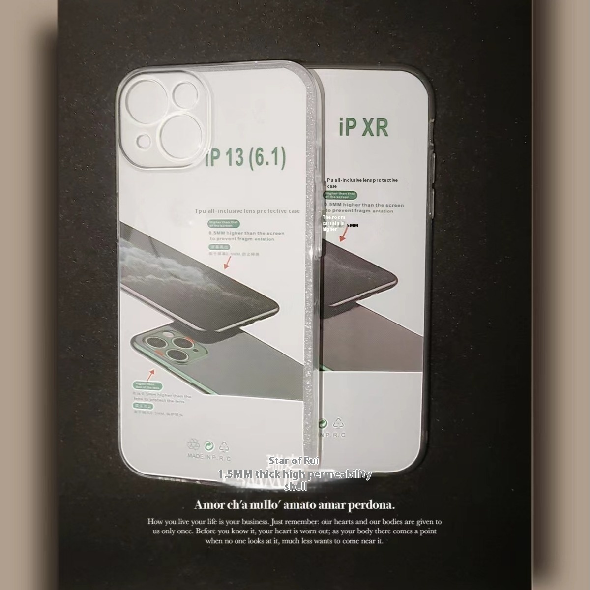 Suitable For IPhone15 PROMAXMobile Phone Case Four-corner Airbag Anti-fall Apple16 Transparent Protective Cover TPUSoft Shell