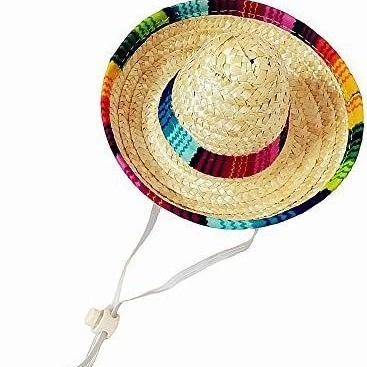 Creative Pet Hat Pet Straw Hat Party Supplies Mexican Pet Hat